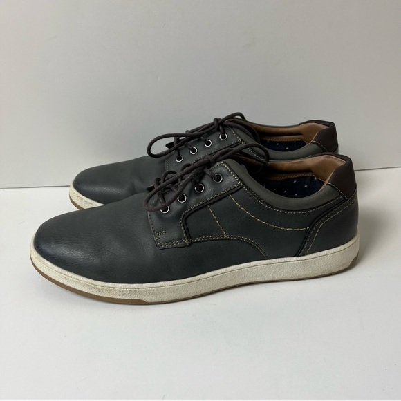 Rye by Hawker Rye Gray Lace Up Oxford Sneakers 9.5 - Picture 7 of 11